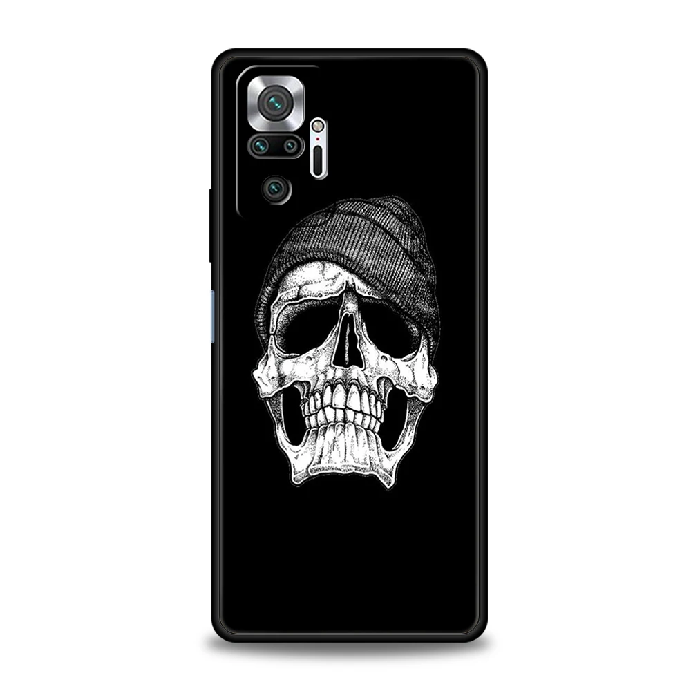 Stylish Skull Silicone Phone Case - Fashionable Protective Cover