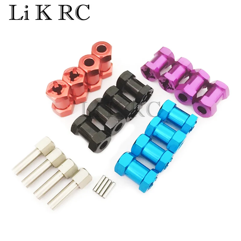 

1set 1/10 RC Crawler Car Metal Wheel Hex Hub 15mm/20mm/25mm Extension Coupler for AXIAL SCX10 D90 CC01 S127