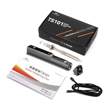 Original TS101 Soldering Iron Portable Adjustable Temperature Digital Solder Station Tip TS-BC2 PD3.1 90W TS100 Upgrade