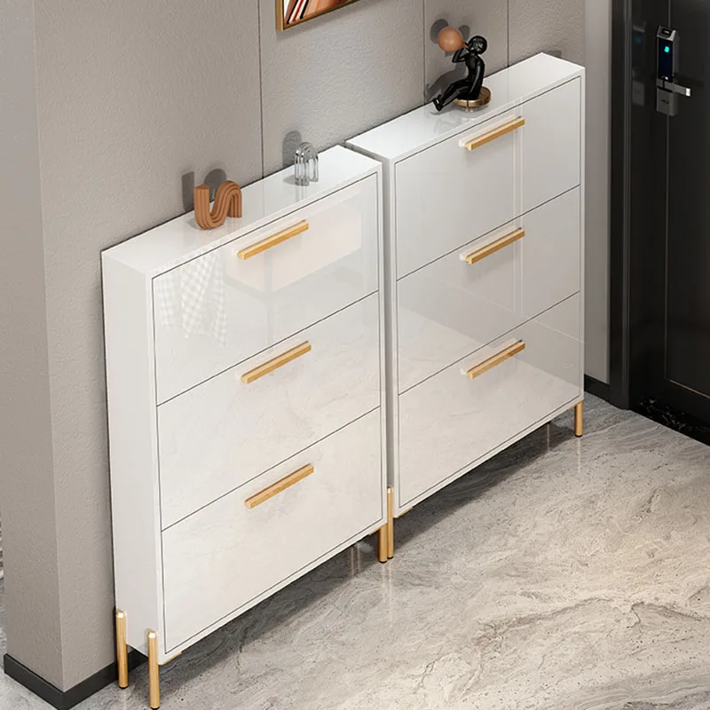 

Space Saving Shoe Cabinets Shoe Type Entrance Wooden Living Room Shoe Cabinets Ultra Thin Meubles De Couloir Furniture WW50SC
