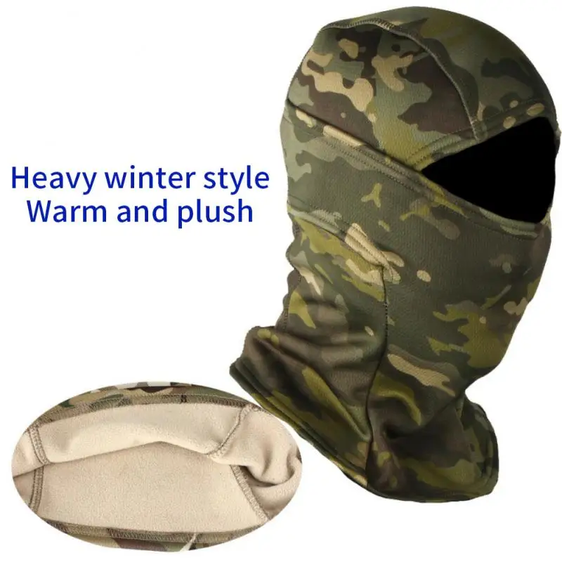 

Tactical Mask Winter Military Warm Full Face Mask Camouflage Hunting Camo Hats Scarf Hunting Bicycle Army Protection Headgear