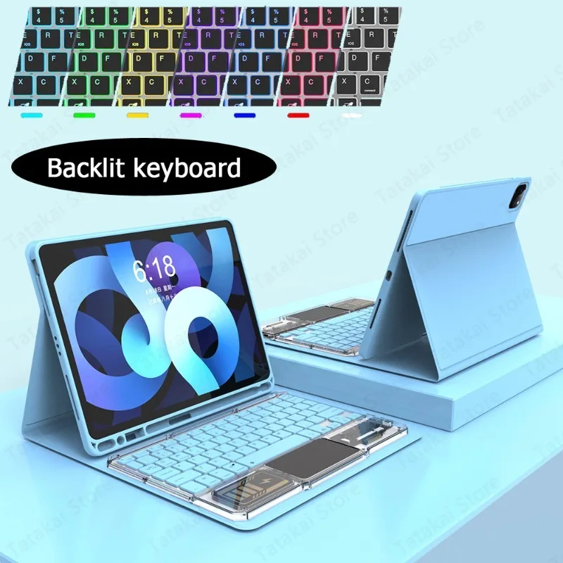 Pencil Holder Ipad Air Keyboard Case With Touchpad 6th Generation