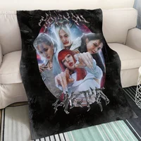 Bed Blankets King Size BLACKPINK Fleece Blanket for Sofa Decoration Luxury Throw Blankets and Throws Microfiber Bedding Cobija 1