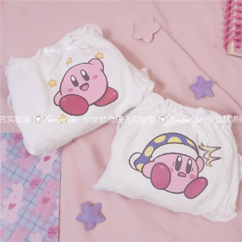 Kirby Cotton Underwear Comfortable and Breathable Anime Cute Cartoon  Underwear Japanese Kawaii Underwear Skin-friendly Material