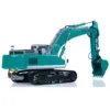 Toys LESU 1/14 Metal Hydraulic RC Excavator AOUE AC360 PC360 Remote Control Digger Model Painted Assembled Lights Sounds Smoking 4