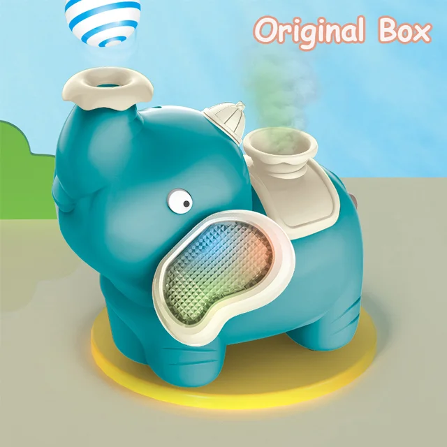 Spray Fog Blowing Ball Elephant Electric Pet Walking Toys Musical Shinning Elephant Lighting Pet Children Toy