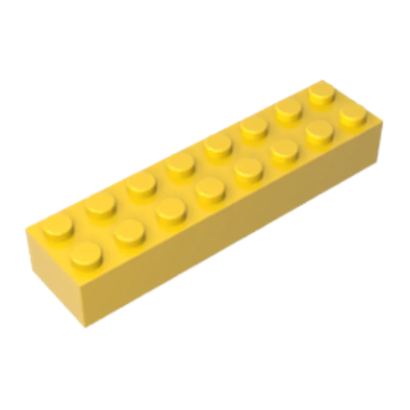 DIY 빌딩 블록, 2x8 도트, 두꺼운 벽돌, 컬러 교육용 크리에이티브 벌크 벽돌, 어린이 3007 장난감과 호환 가능