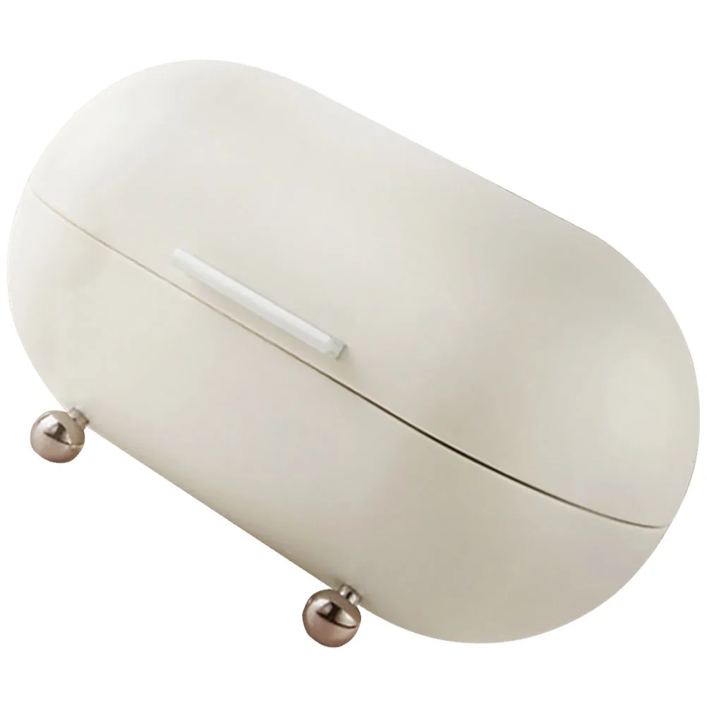 

Bread Box Dispenser Holder Containers for Food Rustic Trash Bin Accessories Metal