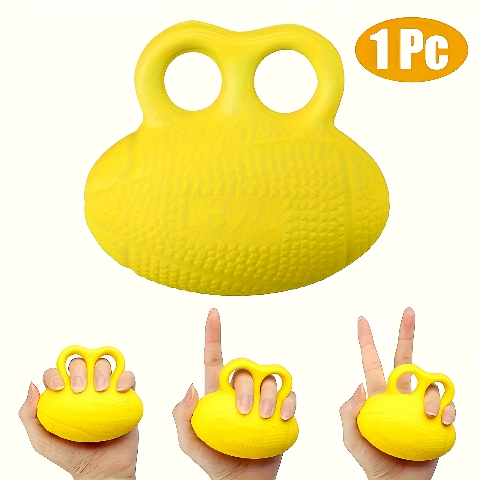 High Elasticity PU Grip Ball, Suitable for Rehabilitation and Finger Strengthening - Egg Shape, Usable in All Four Seasons