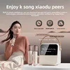 Portable lyric display speaker home karaoke microphone 5.4Bluetooth speaker with built-in 5000mAh battery voice AI20W high power 4