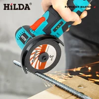 HILDA 12v Mini meuleuse d'angle outil de meulage Rechargeable polissage rectifieuse pour couper diamant outils électriques sans fil 5
