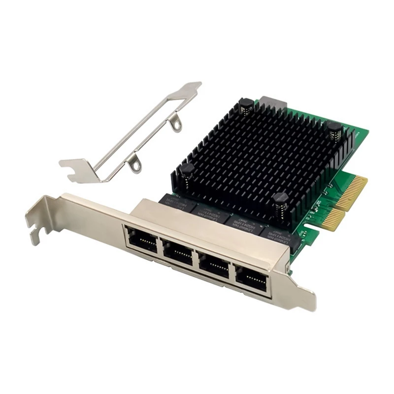 

PCIE X4 2,5G гигабитная сетевая карта RTL8125B 4 порта Ethernet Сетевая карта настольная Серверная сетевая карта