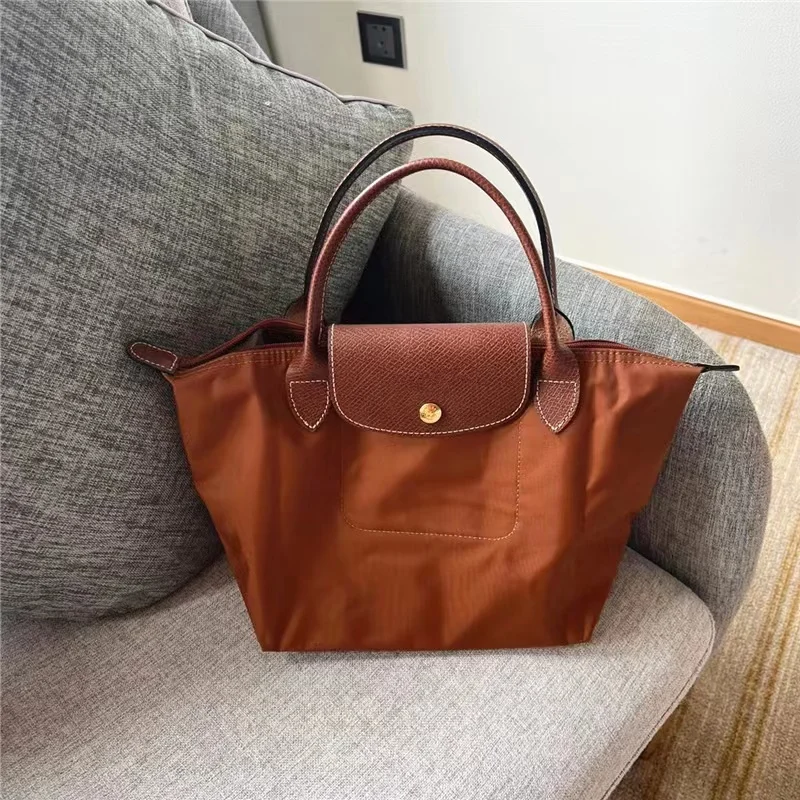 New Foldable Dumpling Bags Classic Women The Single Shoulder Bag Nylon Tote Bags Ladies Handbags High-capacity Travelling Bags
