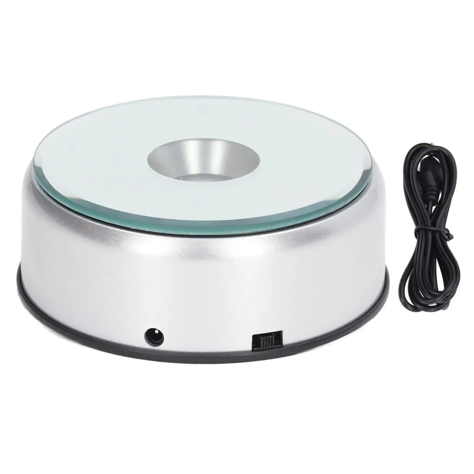 Rotating Display Stand 360&deg; Rotating LED Display Stand USB for resin for cups & Crystals-Perfect Showcasing Collectibles