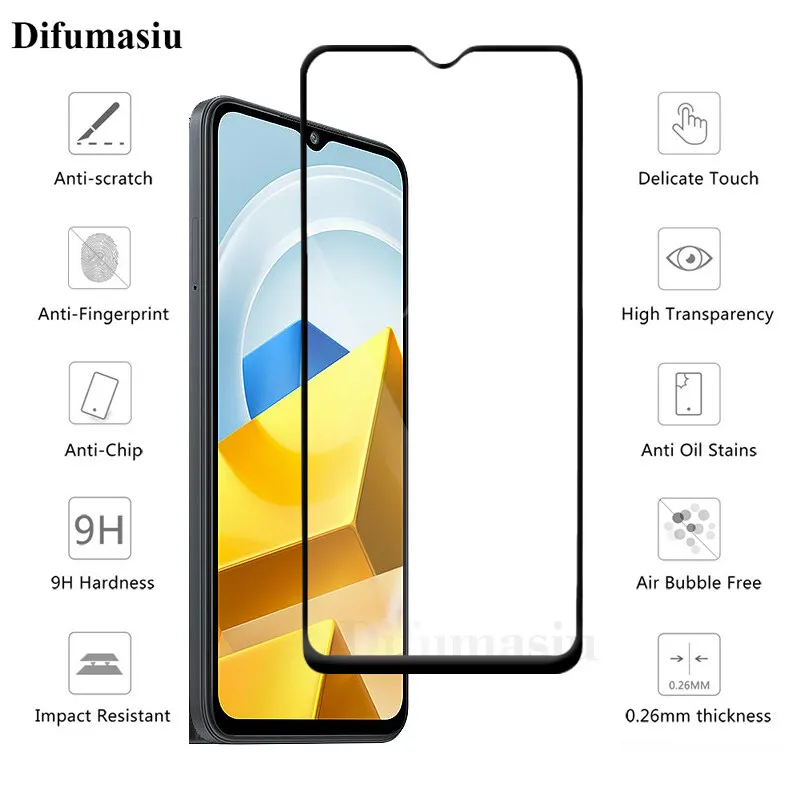 Рисунок 5 - Закаленное стекло 3 в 1 для Xiaomi POCO M5