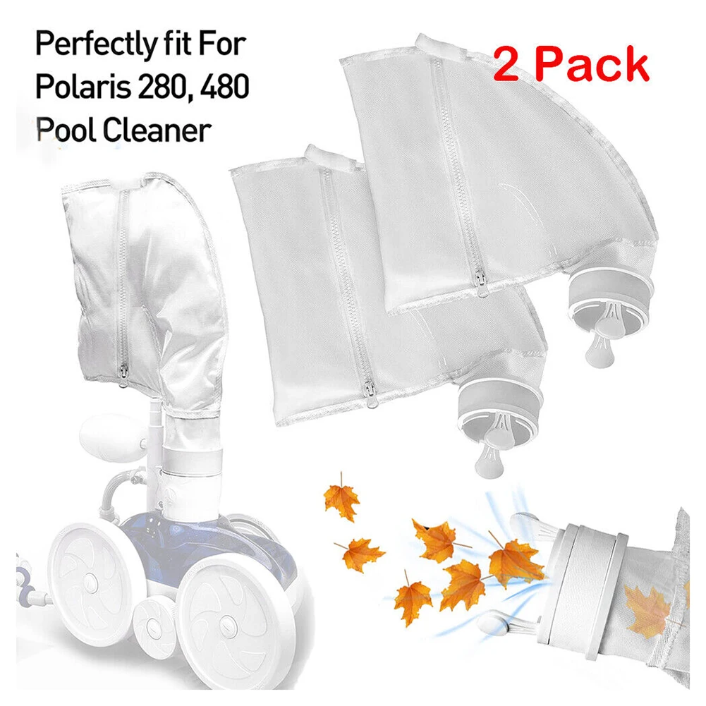 Pool Cleaner Bags 2Pcs for Polaris 280 480 K13 K16 swimming pool filter pool cleaning tool swimming pool cleaning kit pool filter cleaner