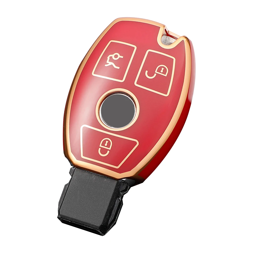 

Premium TPU Key Case with Signal Friendly Design for Mercedes For Benz A B C E S Class W204 W205 W212 W213 W176 GLC