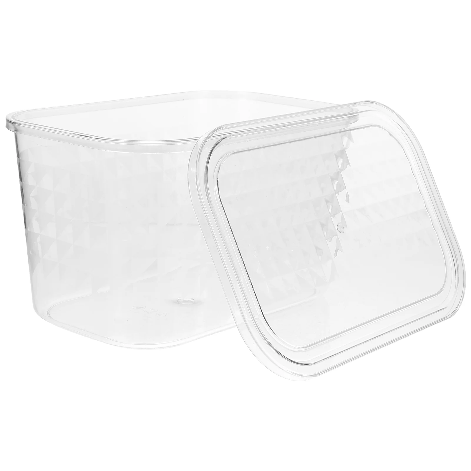 

Transparent Desktop Storage Bathroom Organizer Bins Container Book The Pet Case
