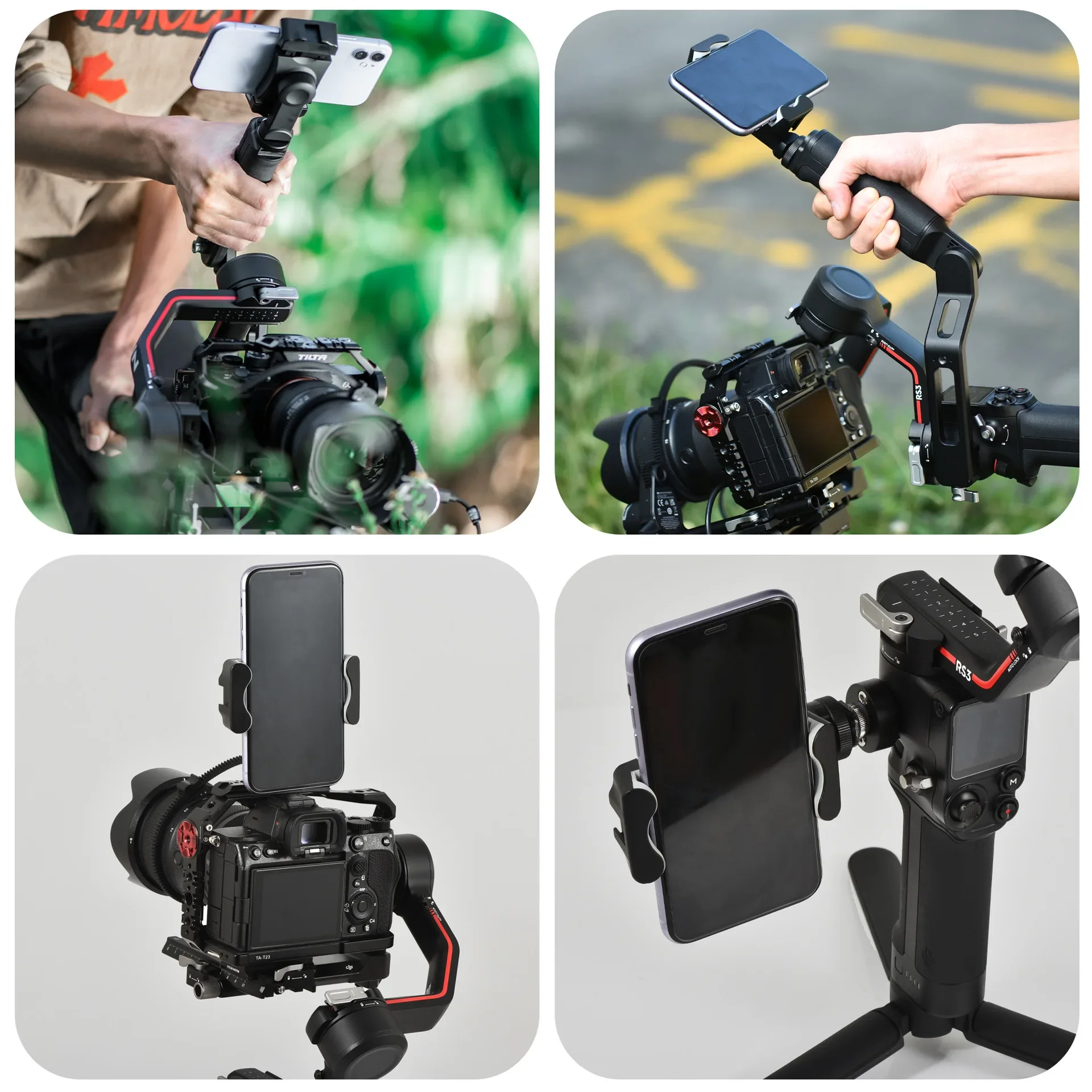 Dji ronin rs 3 mini/rs3/pro/rs2/rsc2スタビライザー360度回転 