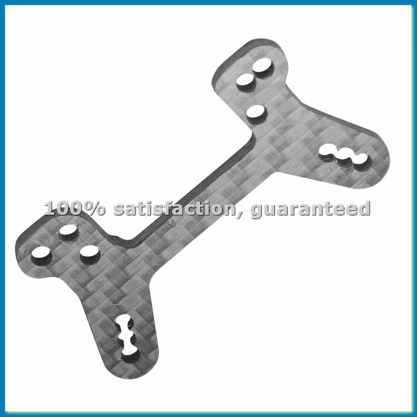DF-02 DF02 RC 자동차 업그레이드 부품 액세서리-ABVK용 2Pcs 탄소 섬유 전면 및 후면 충격 타워