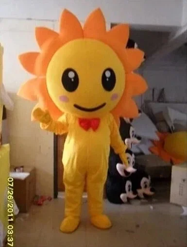 Sun Mascot Costume Mascotter Cartoon Fancy Dress Costume Halloween Fancy Dress Christmas Stage Performance Puntelli