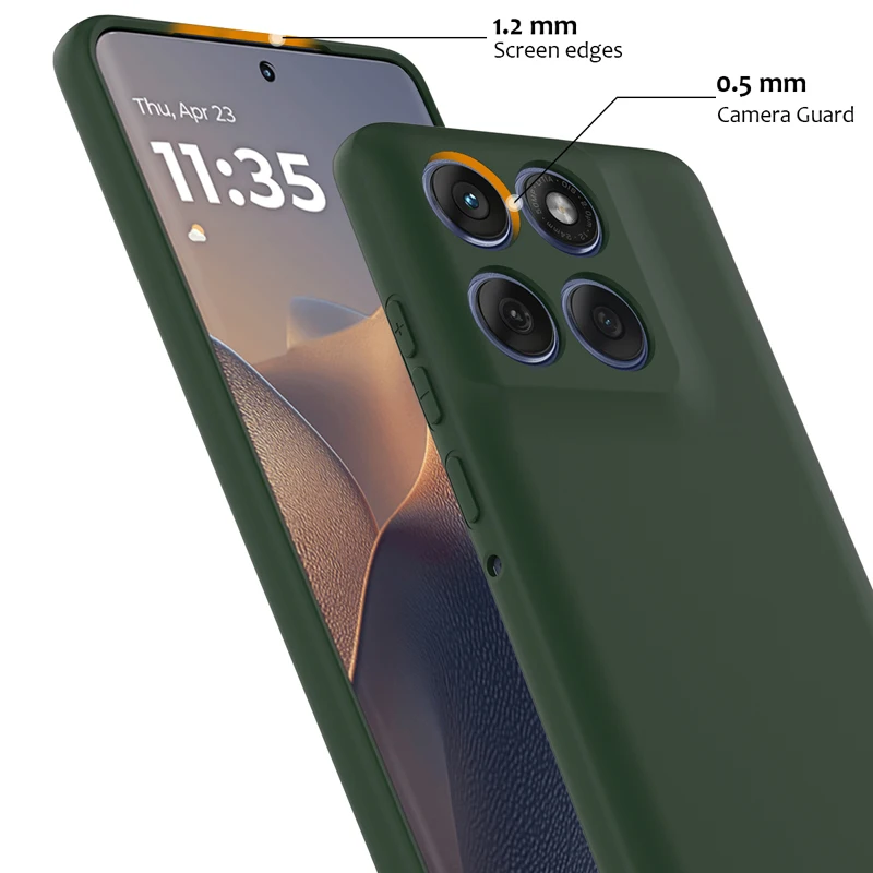 Magnetic Soft Liquid Silicone Strap Protective Case with Microfiber Lining