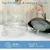Water-Based Purifier Air Washer, Air Revitalizer & Freshener, Air Fresher with 7 LED Color Changing Light for Rooms (Black) 4