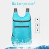 Mochila plegable impermeable para hombre y mujer, bolsa deportiva de gran capacidad, portátil, ideal para acampar, hacer senderismo, viajar, para exteriores