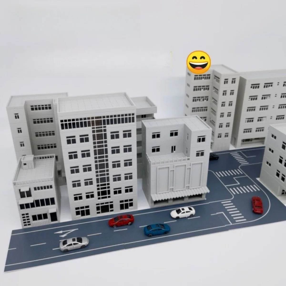 디오라마 1/150 스케일 건물 모델 도시 스트리트 뷰 건물 모델 철도 레이아웃 장면 디스플레이 모델 컬렉션 완벽한 선물