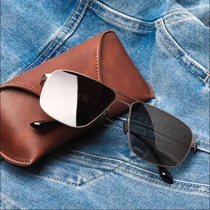 Anti Blue Glasses Xiaomi Mijia Aviator Sunglasses Pro/ Square Pro Block UV anti-glare Stainless steel ultra-thin frame