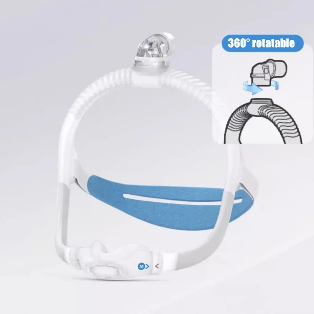 Resmed AirFit N30i CPAP Nasal Mask Anti Snoring Sleep Apnea COPD Auto CPAP Nasal Mask Meddium Frame With Strap Frame SW S M Pad