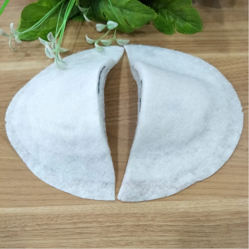 Large White Soft Pad Shoulder Padding Cotton Shoulder Pad Blazer/Tshirt Clothes Windbreaker Sew Accessories 10-100pair