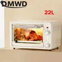 DMWD 22L Electric Bakery Oven Multifunction Pizza Doughnut Cake Biscuits Baking Machine BBQ Grill Heater Timer Bread Toaster