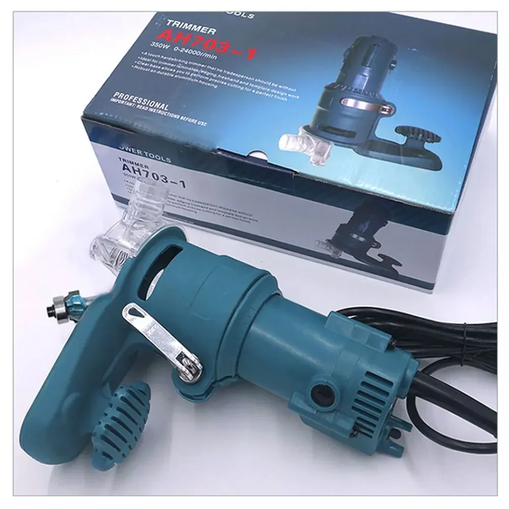 New Portable Electric Trimming Machine Woodworking PVC Edge Banding Machine Chamfering Arc Milling Cutter Trimming Tool