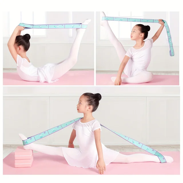 Yoga Stretch Strap, Sports Exercise Resistance Bands For Dance, Gymnastics, Workout, Pilates Stretch Belt For Physical Therapy Yoga Stretch Strap, Sports Exercise Resistance Bands For Dance, Gymnastics, Workout, Pilates Stretch Belt For Physical Therapy