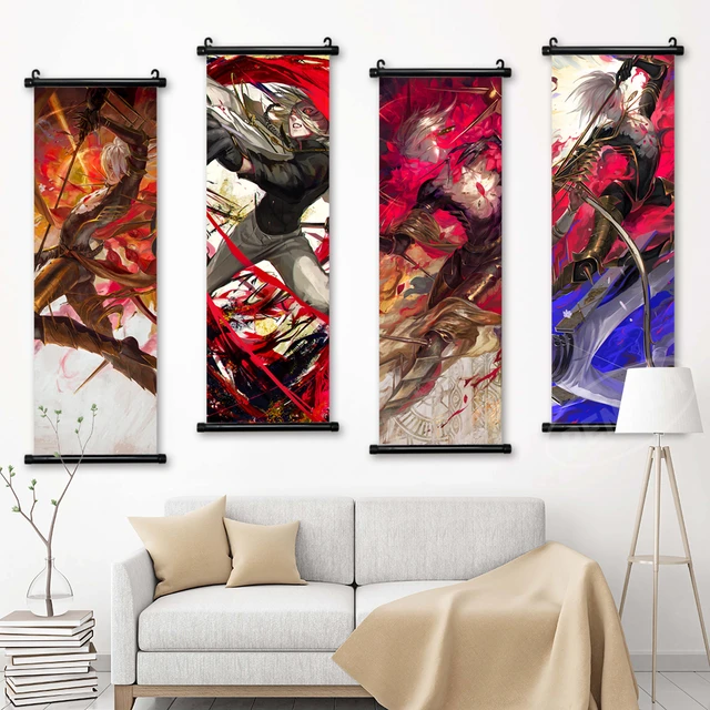 Tensei Shitara Ken Anime Mural Wall Hang Poster, Mestre Francês Cos Scroll,  Decoração de Casa, reencarnado como uma espada - AliExpress