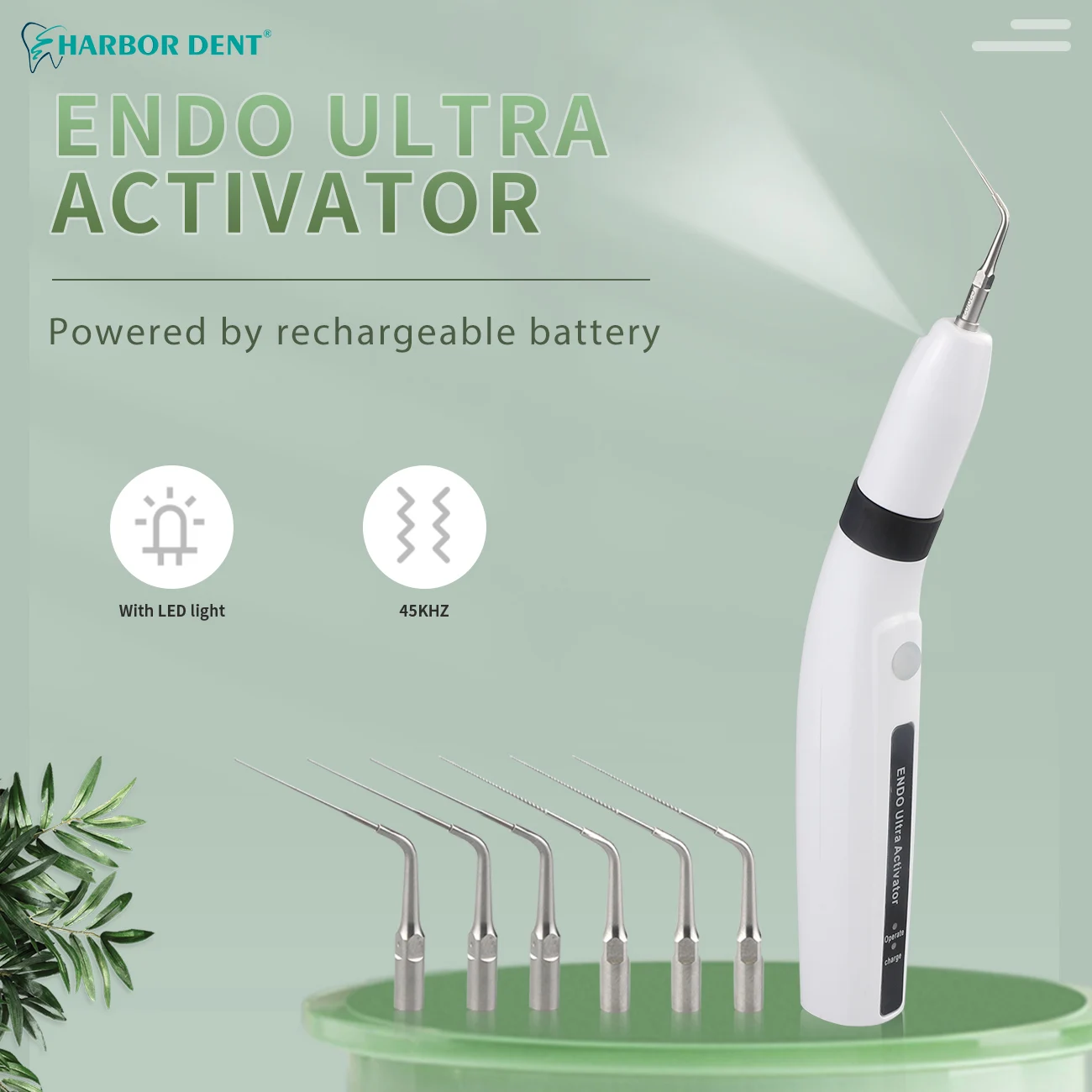 Dental files remove kit 6 tips Ultrasonic Activator Cordless Endodontic Irrigator Root canal treatment Endo surgical dental rotary files dental removal tool