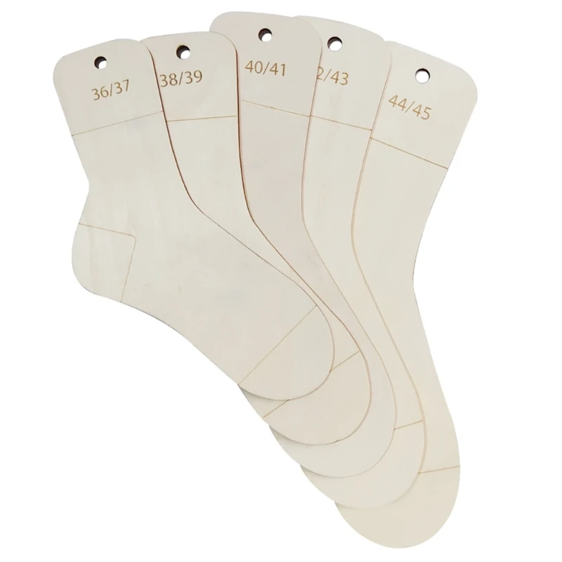 Sewing Accessories, Knitting Accessories 5 Pcs/Set Socks Knitting Stencils Sock Boards Set Sock Templates Knitting Aid Stencils Craft Supplies Easy to Use