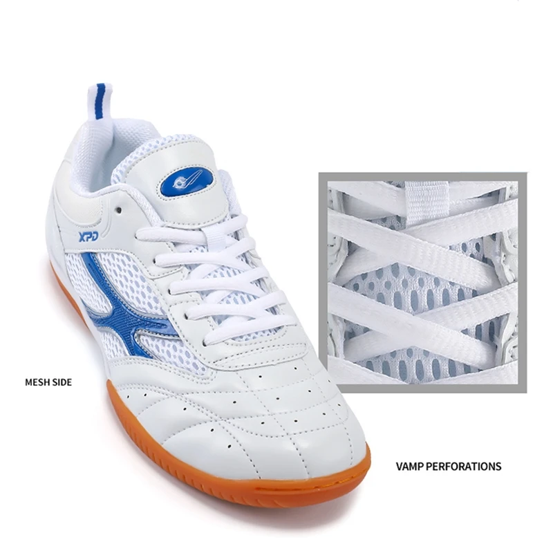 Table Tennis Shoes Unisex Indoor Training Table Tennis Shoes Men Shock Training Professional Sport Handball Sneakers Women Breathable Tennis Shoes