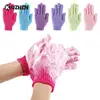 1pair Foam Rubbing Mud Peeling Exfoliating Five-Finger Bath Gloves Shower Scrub Cleaning Body Massage Glove Bath Accessories 1
