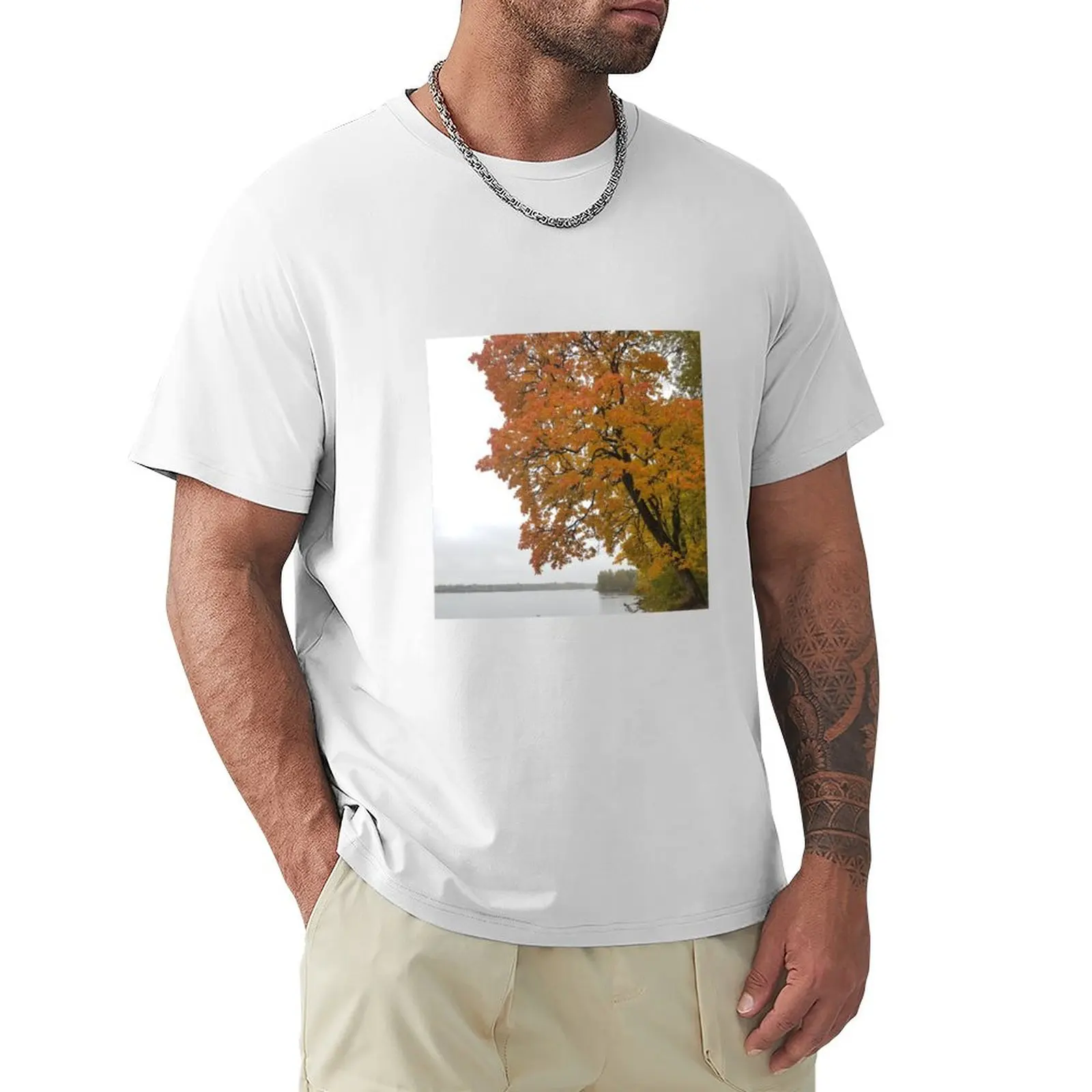 

Осенняя водоотталкивающая футболка с рисунком дерева для мальчиков, белые милые топы, футболка с коротким рукавом, блузка, мужские футболки с графическим рисунком
