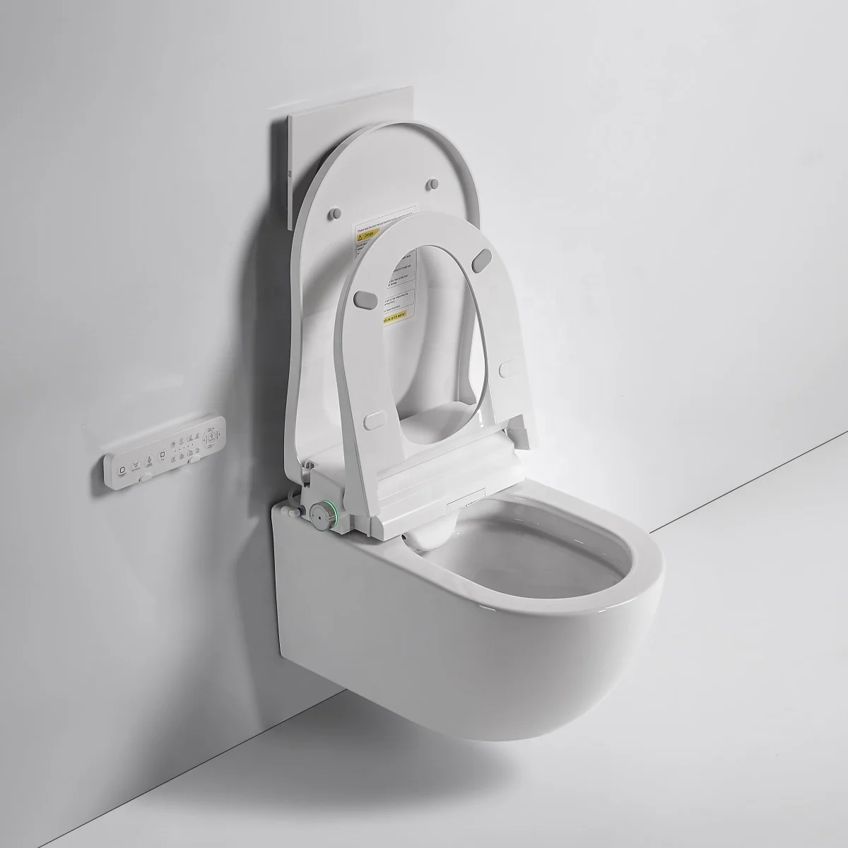 New Wall Hung Smart Toilet Intelligent Seat Heated Automatic Wall Mounted Smart Toilets Seat Electric Cover