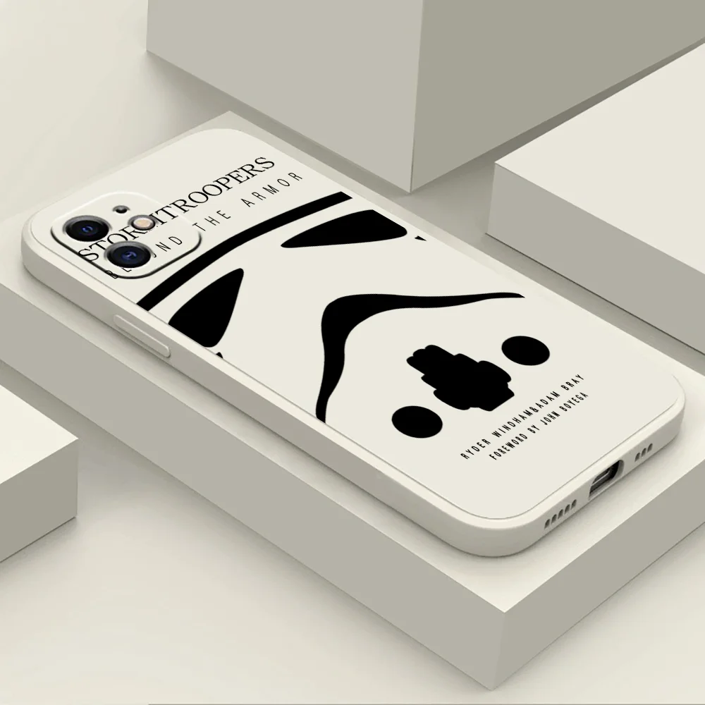 STAR WARS Imperial Stormtrooper Darth Vader Color Straight Edge Fine Hole Phone Case For iphone 13 Pro Max 12 11 XS X XR 8 plus apple iphone 13 pro max case