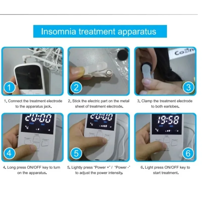 Vagus Nerve Stimulation Device for Insomnia, Clip on Ear Sleep Aid to Promote Fast Sleep & Deep Sleep, Anxiety Relief