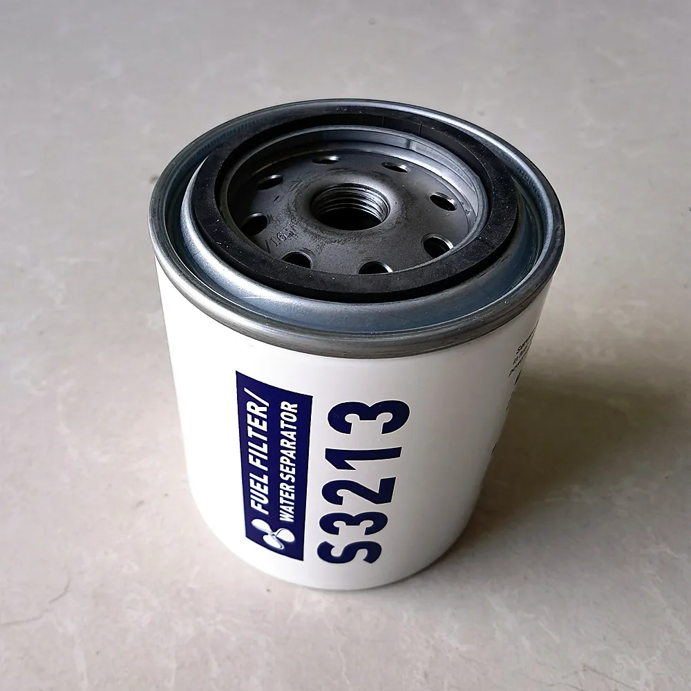 2Pcs S3213 Fuel Filter Water Separator Outboard for Mercury Quicksilver OMC Marine Engine boat 10 Micron Filter Kit