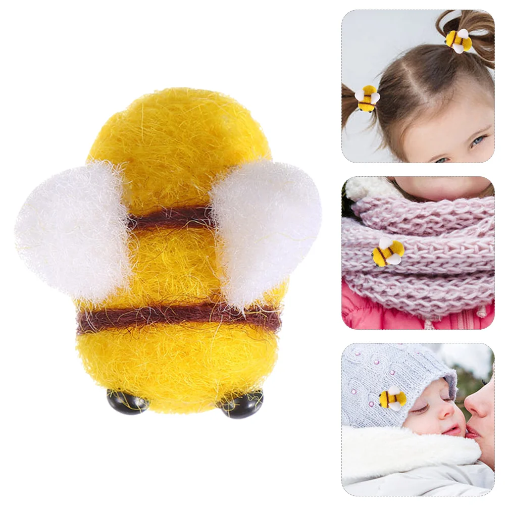 Mini Backpack Floral Decor Wool Felt Bee 25Pcs Craft Balls Cute Costume Accessories Party Decorations Party Favors Diy Shower