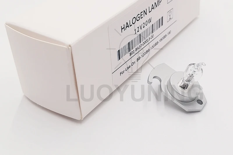 Description Picture 4 of itemCompatible BS-120 Mindray 801-BA10-00013-00 12V 20W 64258-J Halogen Lamp For BS-130 BS-180 BS-190 Biochemical Analyzers