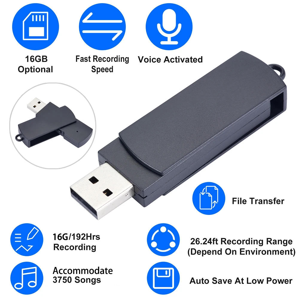 Grabadora De Voz Digital Inteligente AI, Grabadora Con Micrófono Dual