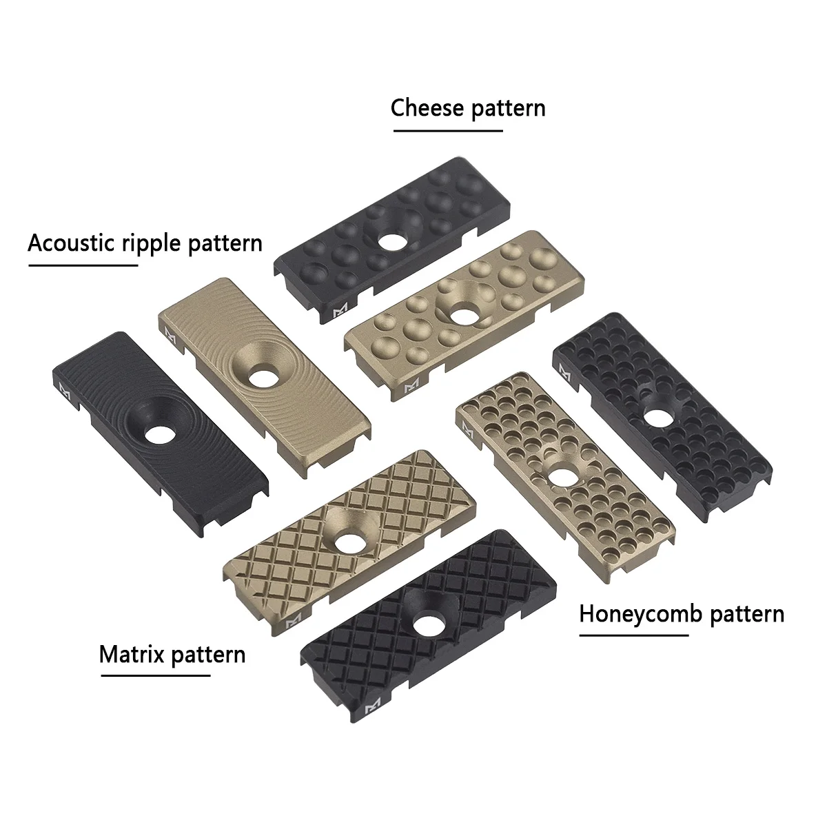 3PCS M LOK Switch M300 M600 PEQ Weapons Light Cable Management New Aluminum Cable Clip Wire Guide System For 20mm Picatinny Rail