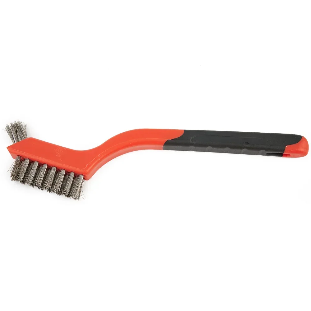 Wire Brush Brass Nylon & Steel Brushes Rust Remover Cleaning Polishing Cleaning Tool Family 2-piece Set cleaning brush wire brush